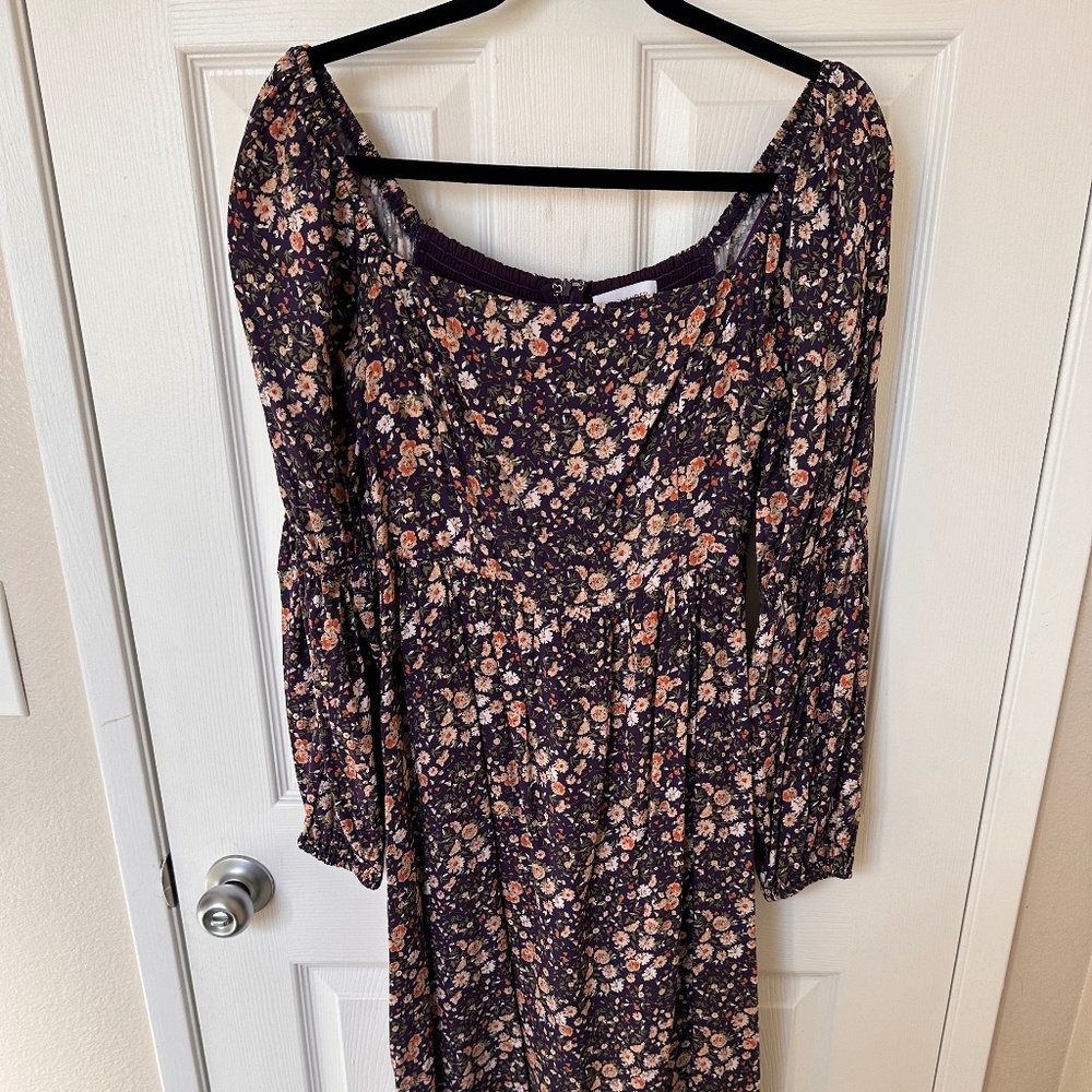 Midi floral dress